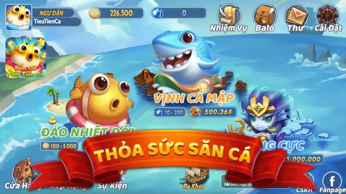 Bắn Cá Tiểu Tiên Cá là cổng game đang được săn đón hiện nay