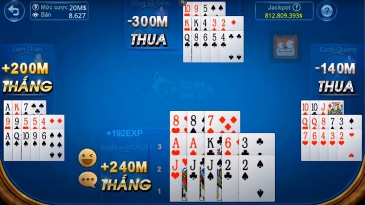 Mậu binh là một trong những game bài trí tuệ rất được yêu thích